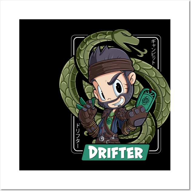 Drifter Wall Art by Block Blasters